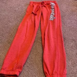 Aeropostale red sweatpants